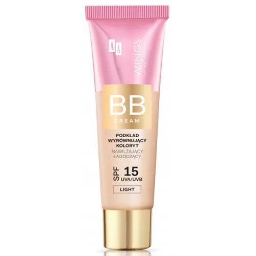 AA Wings of Color BB Cream  SPF 15 (Podkład wyrównujący koloryt nawilżająco-łagodzący)