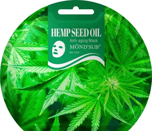 Mond'Sub Hemp Seed Oil Anti-aging Mask (Maseczka w płachcie anti-aging `Nasiona konopii`)