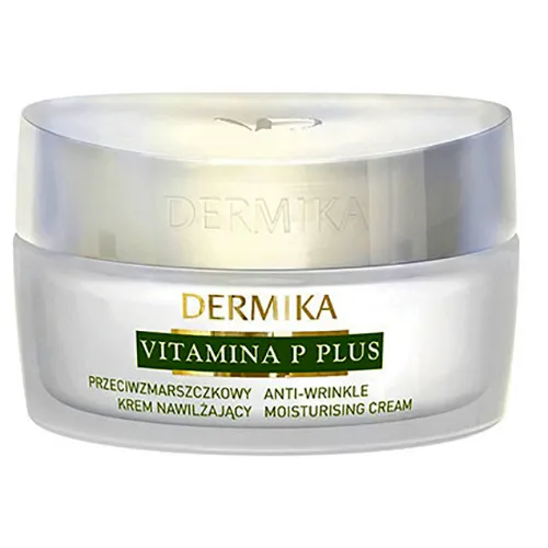Dermika Vitamina P Plus, Przeciwzmarszczkowy krem nawilżający na dzień i na noc (stara wersja)
