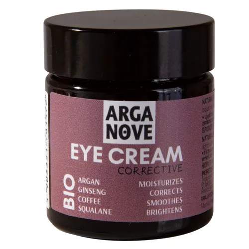 Arganove Nawilżająco-korygujący krem pod oczy `Bio argan, żen-szeń i kawa` - 1