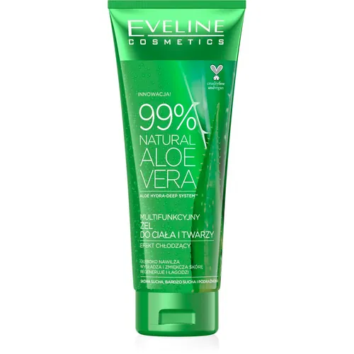 Eveline Cosmetics 99% Natural Aloe Vera, Multifunkcyjny żel do ciala i twarzy - 2