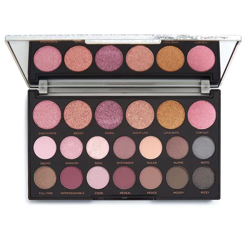 Revolution Beauty (Makeup Revolution) Jewel Collection, Opulent Eyeshadow Palette (Paleta 18 cieni do powiek)