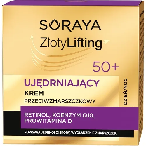 Soraya Złoty Lifting, Ujędrniający krem przeciwzmarszczkowy 50+ - 1