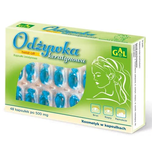 Gal Odżywka keratynowa w kapsułkach twist off