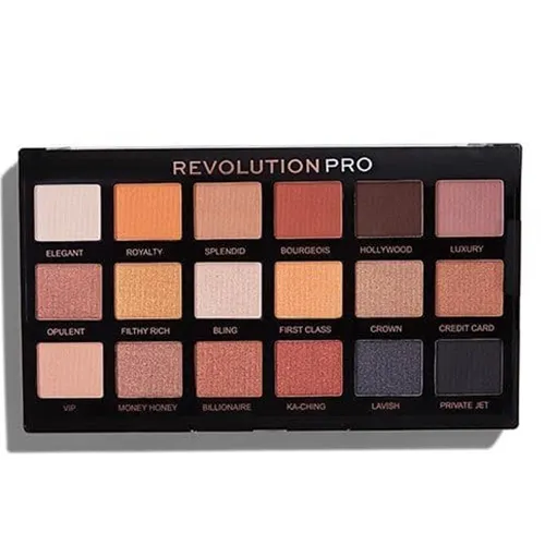 Revolution Pro Regeneration Eyeshadow Palette Goldmine (Paleta 18 cieni do powiek)