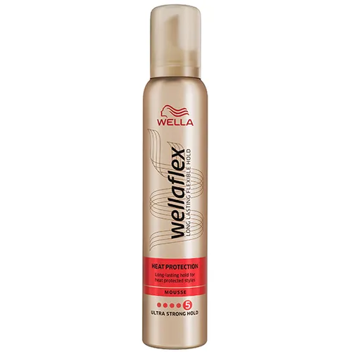 Wella Wellaflex, Heat Protection, Mousse (Pianka do włosów maksymalnie utrwalająca) - 2