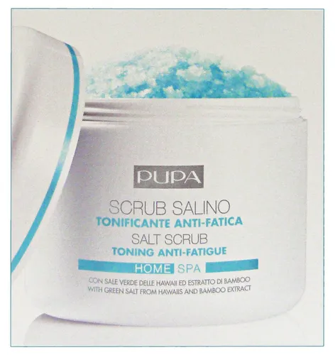 PUPA Home Spa, Anti-Fatigue Toning Salt Scrub (Tonizujący scrub solny do ciała)