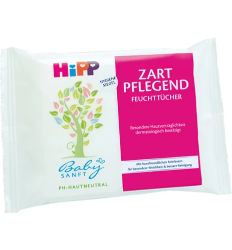 HiPP Zart Pflegend Feuchttücher (Chusteczki pielęgnacyjne dla niemowląt (nowa wersja)) - 1