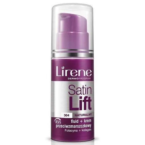 Lirene Dermoprogram Satin Lift, Fluid wygładzająco-kryjący
