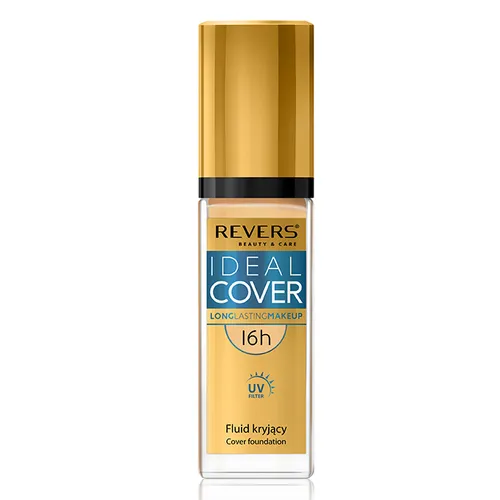 Revers Cosmetics Ideal Cover, Longlasting Makeup 16h (Długotrwały podkład silnie kryjący) - 2