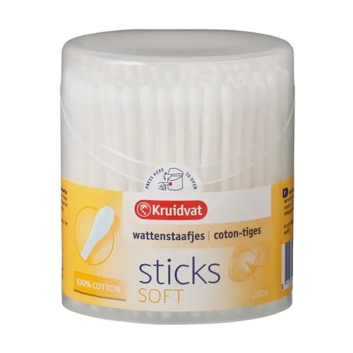 Kruidvat 100% Cotton Wattenstaafjes (Patyczki higieniczne) - 1