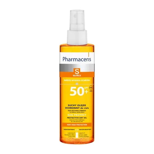 Pharmaceris S, Suchy olejek ochronny do ciała SPF 50+ - 2