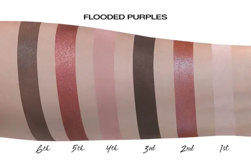 Pierre Rene 6th Sense No. 04 Flooded Purples Eyeshadow Palette (Paleta 6 cieni do powiek) - 2