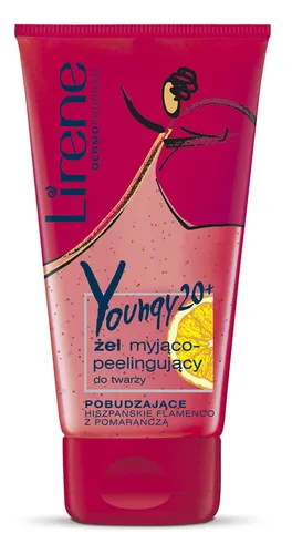 Lirene Dermoprogram Youngy 20+, Żel myjąco - peelingujący do twarzy