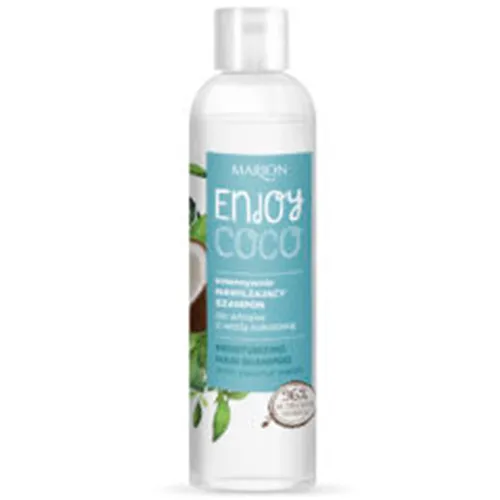 Marion Enjoy Coco, Intensywnie nawilżający szampon do włosów z wodą kokosową