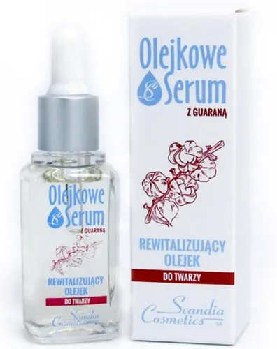 Scandia Cosmetics Olejkowe serum rewitalizujący olejek do twarzy z guaraną