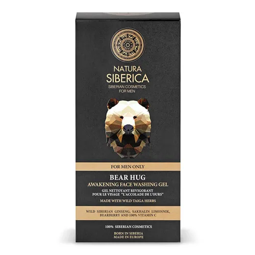 Natura Siberica For Real Men Only, Żel myjący do twarzy `Uścisk niedźwiedzia`