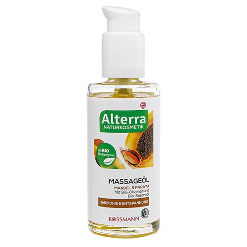 Alterra Massageöl Mandel & Papaya (Olejek do masażu `Migdały i papaja`) - 1