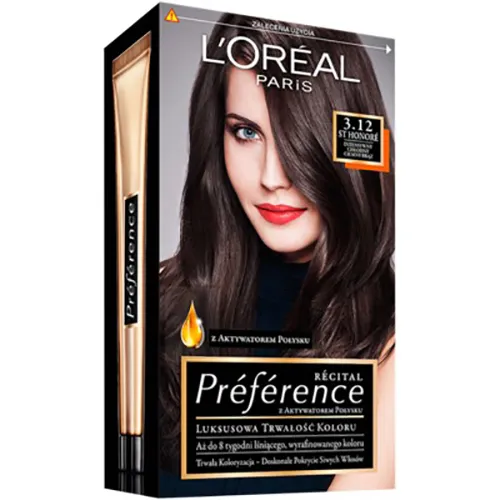 L'Oreal Paris Recital Preference, Farba w żelu do włosów