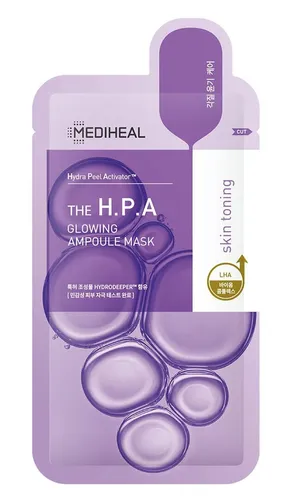 Mediheal The H.P.A Glowing Skin Toning Ampoule Mask (Rozświetlająca maska w płachcie)