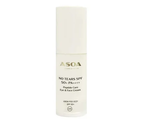 Asoa No Tears SPF 50+ PA++++ Peptide Care Eye and Face Cream (Krem pod oczy)
