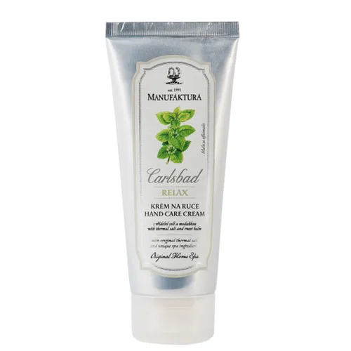 Manufaktura Carlsbad Relax, Hand Care Cream (Pielęgnacyjny krem do rąk z melisą)