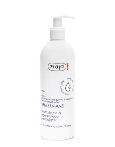 Ziaja Med, Serum do ciała regenerujące nawilżające `Siemię lniane`