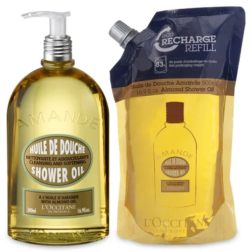 L'Occitane Hulie de Douche Amande (Migdałowy olejek pod prysznic) - 2