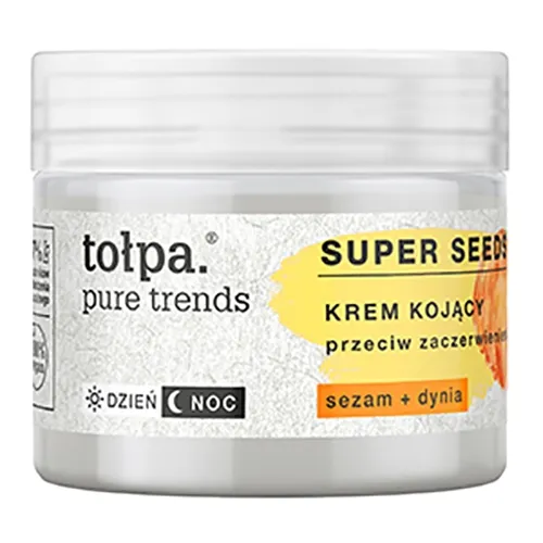 Tołpa Pure Trends, Super Seeds, Krem kojący przeciw zaczerwienieniom `Sezam + dynia`