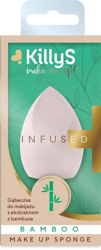 KillyS Make Me Up!, Infused Bamboo Makeup Sponge (Gąbeczka do makijażu z ekstraktem z bambusa) - 2