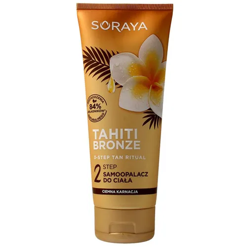 Soraya Tahiti Bronze 3 Step Tan Ritual, Samoopalacz do ciała ciemna karnacja