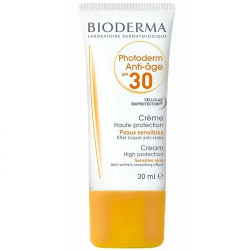 Bioderma Photoderm Anti - Age SPF 30 / 30 UVA (Krem opóźniający starzenie się skóry SPF30 - wysoka ochrona)