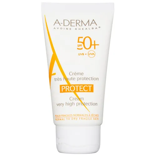 A-Derma Protect AD, Krem ochronny z bardzo wysoką ochroną przeciwsłoneczną SPF50+