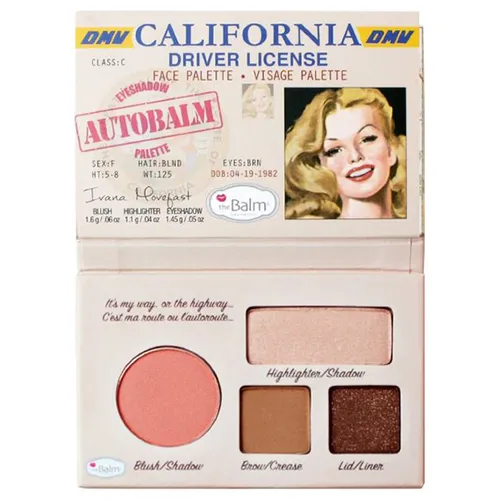 The Balm Autobalm California Driver License, Face Palette (Paletka do makijażu)