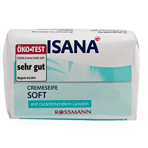 Isana Cremeseife Sensitiv [Soft] (Mydło kremowe w kostce) - 2