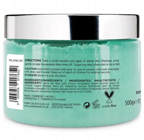 PraNaturals Dead Sea Mango & Kiwi Exfoliating & revitalising Mineral Rich Scrub (Peeling do ciała) - 2