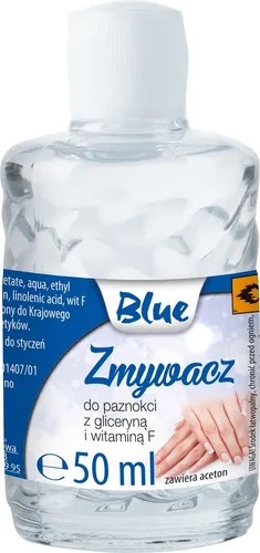 Blue Zmywacz do paznokci z gliceryną i wit.F