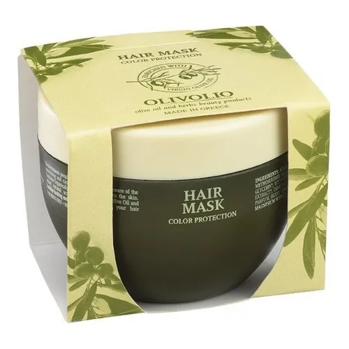 Olivolio Color Protection,  Repairing Hair Mask (Odbudowująca maska do włosów suchych i zniszczonych z oliwą z oliwek)