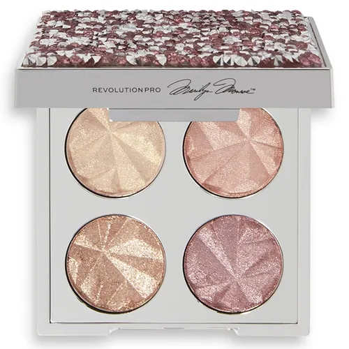 Revolution Pro Revolution PRO x Marilyn Monroe, Eye Quad Pink Crysta (Paleta cieni do powiek)