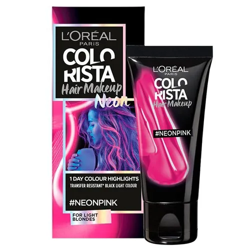 L'Oreal Paris Colorista, Hair Makeup Neon 1 Day Color Highlights (Zmywalna farba do włosów) - 1