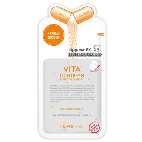 Mediheal Vita Lightbeam Essential Mask Ex (Maska rozjaśniająco-osłaniająca `Promień światła`)