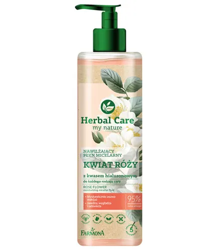 Herbal Care Nawilżający płyn micelarny `Kwiat róży` - 2