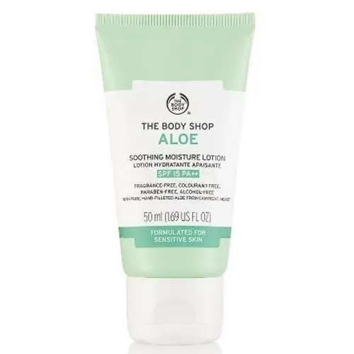 The Body Shop Aloe, Soothing Moisture Lotion SPF15 (Balsam do twarzy SPF 15)