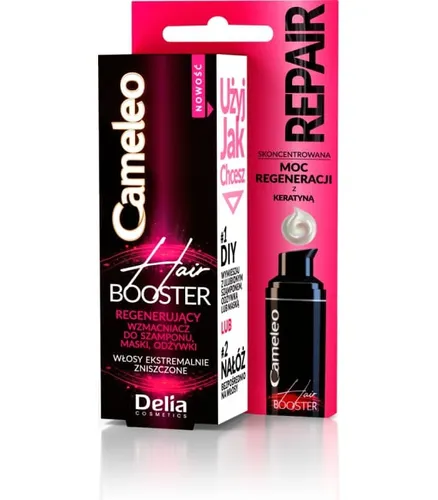 Delia Cameleo, Hair Booster, Regenerujący wzmacniacz do szamponu, maski, odżywki `Repair`