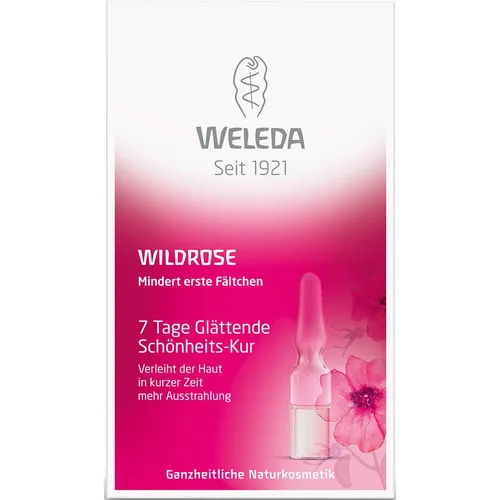 Weleda Wildrose, Wildrose 7 Tage Glattende Schonheitskur (7-dniowa kuracja wygładzająca z dziką różą w ampułkach) - 2