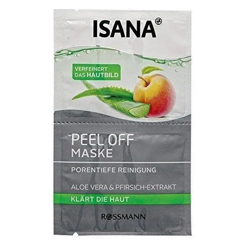 Isana Maseczka peel- off  głęboko oczyszczająca pory `Aloes i ekstrakt z brzoskwini` - 2
