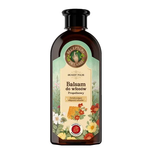 Receptury Zielarki Propolisowy balsam do włosów zwiększający objętość Propolis kwiatowy