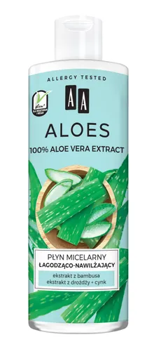 AA Aloes, Łagodząco - nawilżający płyn micelarny