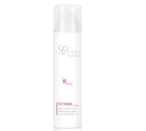 Neutrea Bio-Tech Retinol 0,5%, Aktywny krem na noc