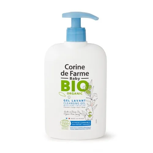 Corine de Farme Baby BIO Organi,  Żel micelarny do włosów i ciała 2w1
